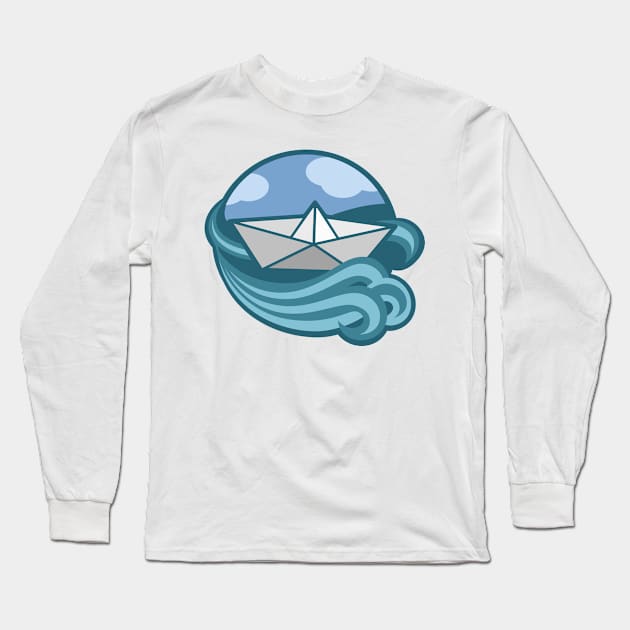 paper ship Long Sleeve T-Shirt by FromBerlinGift